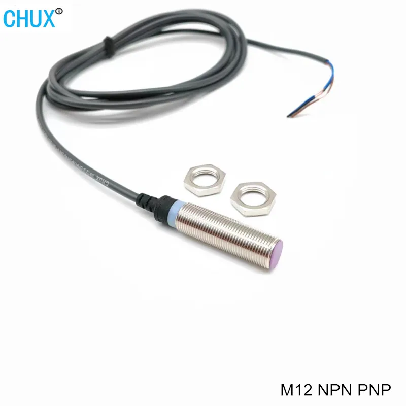 CHUX M12 interruttore sensore di prossimità induttivo ad alta frequenza 1KHZ NPN PNP sensore di tipo a filo con distanza di rilevamento da 2mm