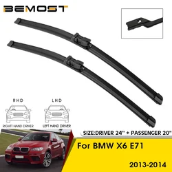 Car Wiper Blades For BMW X6 E71 2013-2014 Windshield Windscreen Front Window Blades 24