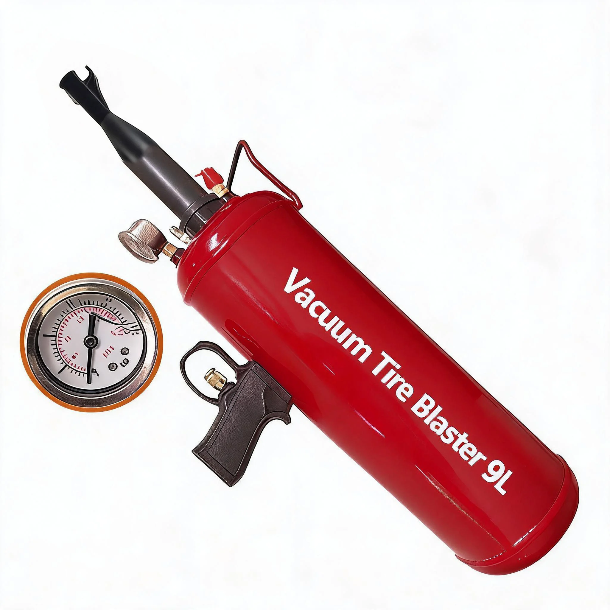 9L/2,4 Gal Reifenbeulungstank, 145 PSI Luftbeulungs-Booster – Manometer – Auslöserdüse & Griff, 87–116 PSI Arbeitsdruck – für LKW/ATV/Auto/Traktor