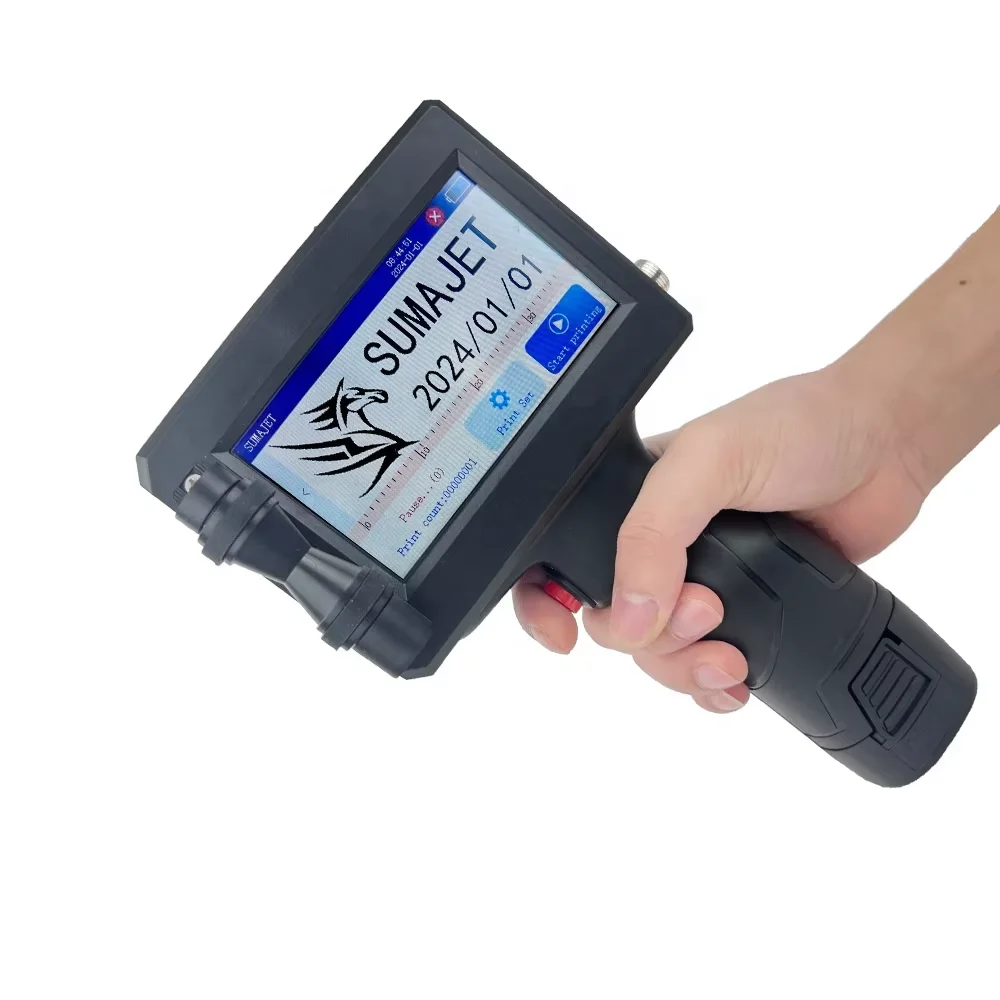 *Commercial Supermarket New Portable Handheld Inkjet Label Printer 600dpi Egg Printing