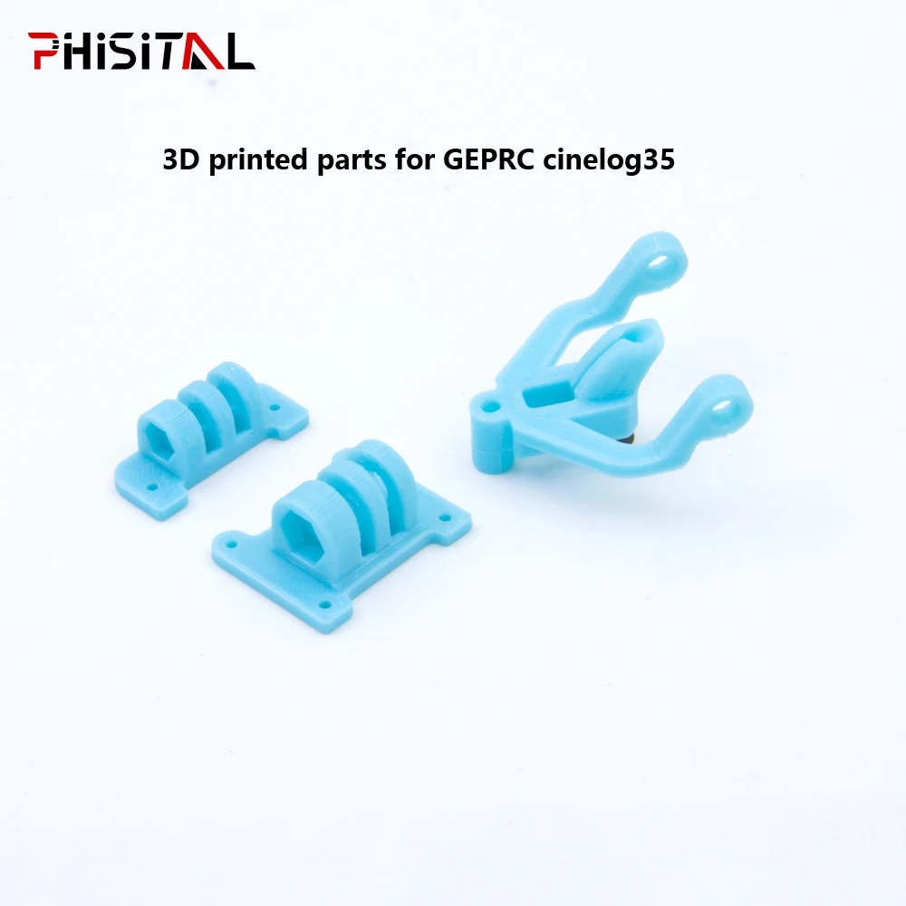 PHISITAL 3D Printed TPU Gopro Camera Mount Support Bracket Tbs Crossfire T antenna for GEPRC CineLog 30/35 FPV parts Accessories