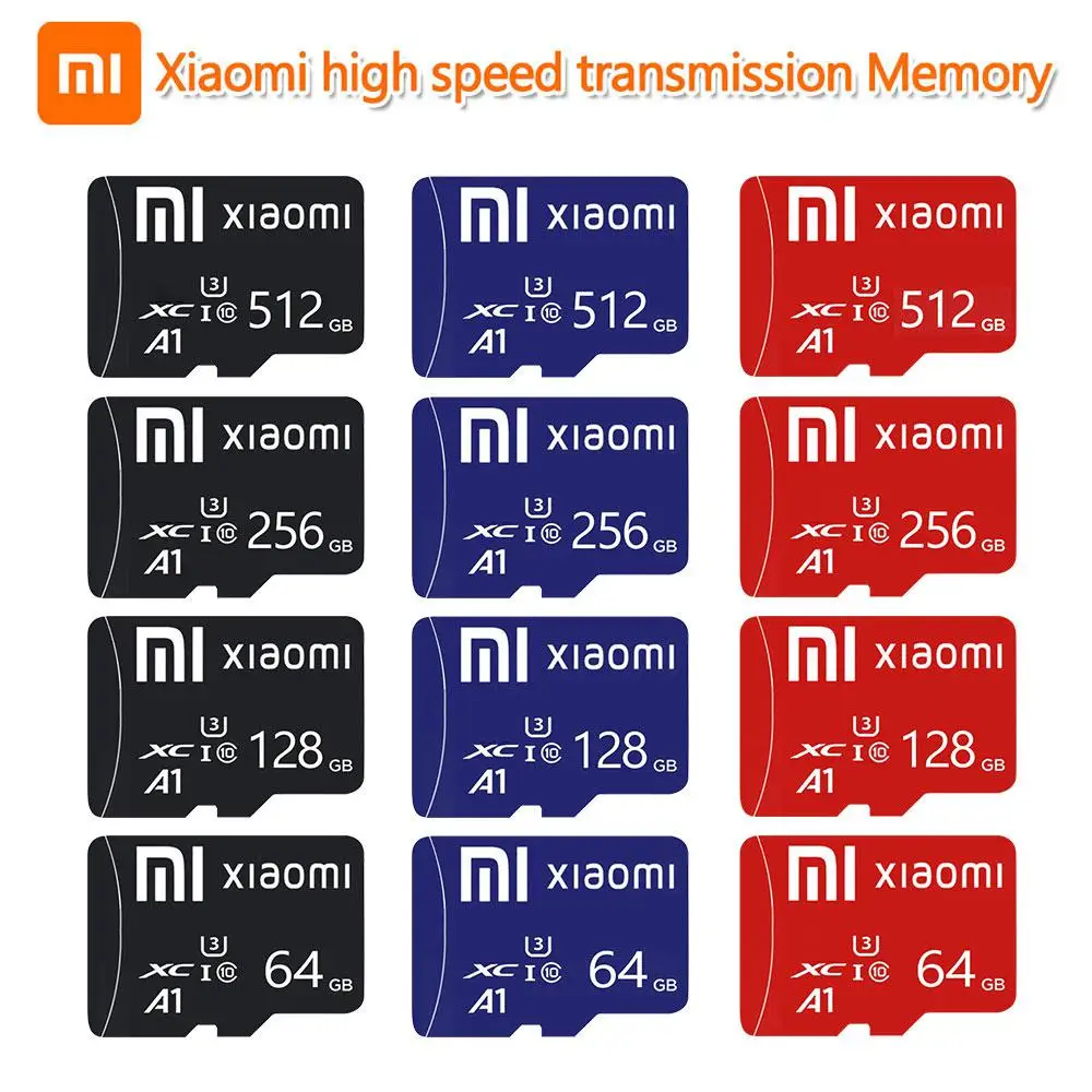 Xiaomi SD Card 2TB Smart A2 Class10 Flash High Speed Up To 100mb/s 256GB 512GB Mini Memory Card for Iphone Huawei Games