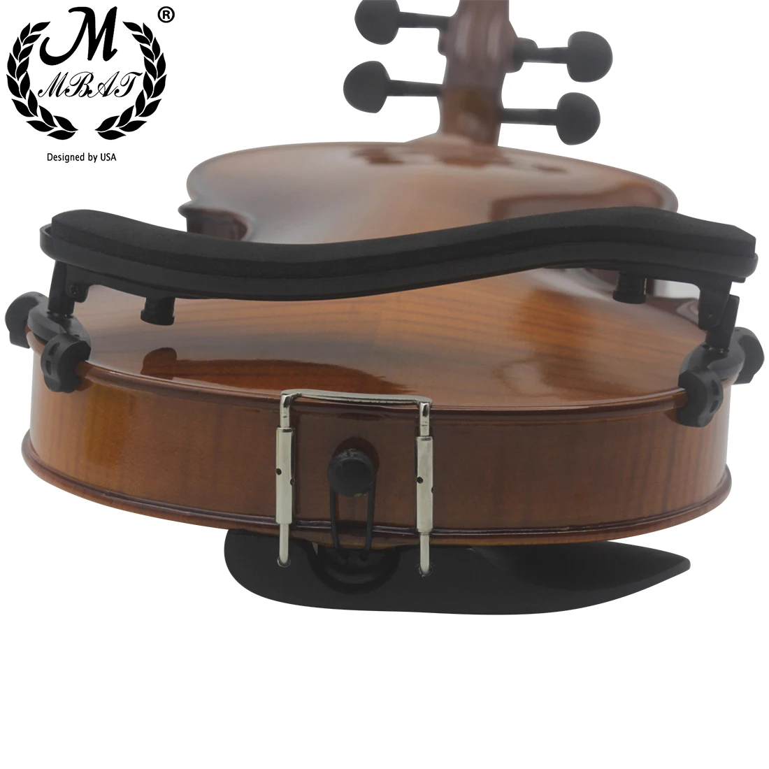 M MBAT Violine Schulterstütze Einstellbar ABS Schwarz Für 3/4 4/4 Violine Saiteninstrument Zubehör Hochwertige Schulterstütze