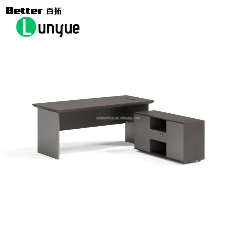 Modern MDF Fireproof Office Workstation Desk Affordable Trending Furniture for Home Room Dining Table Design Durable
