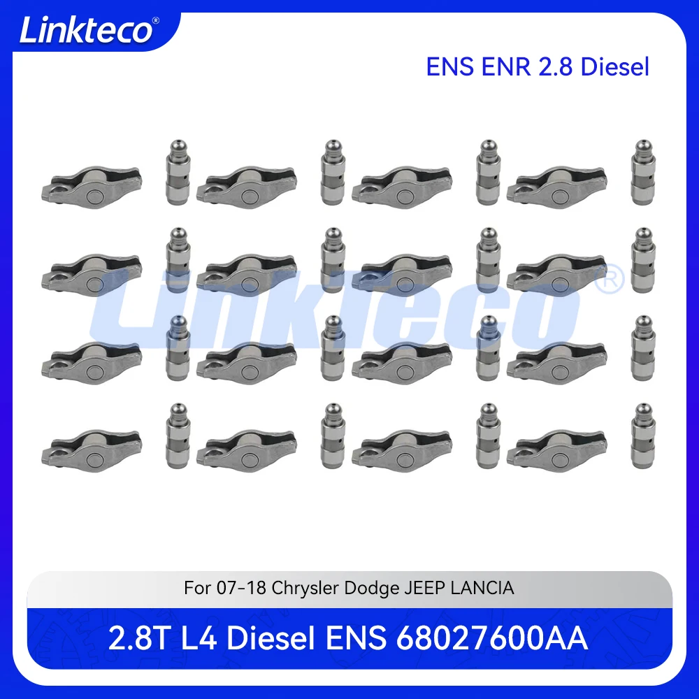 Engine Rocker Arm Valve Lifters Set For 02-18 2.8 T L JEEP WRANGLER CHEROKEE CHRYSLER DODGE NITRO 2.8T 2.8L L4 Diesel ENS ENR