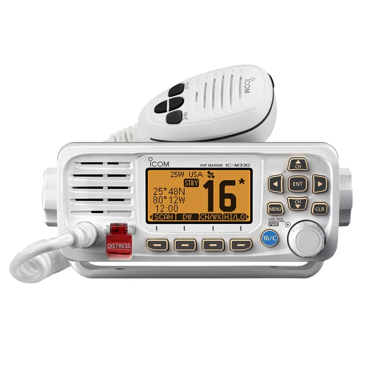 Icom IC-M330 IC-M330G IC-M330E IC-M330GE VHF Marine Radio 25W Class D DSC Boat Radio