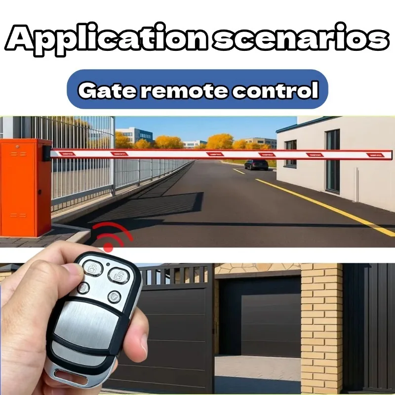 433MHz Fixed Code Remote Control 4 Channels Gate Opener Handheld Transmitter view 4