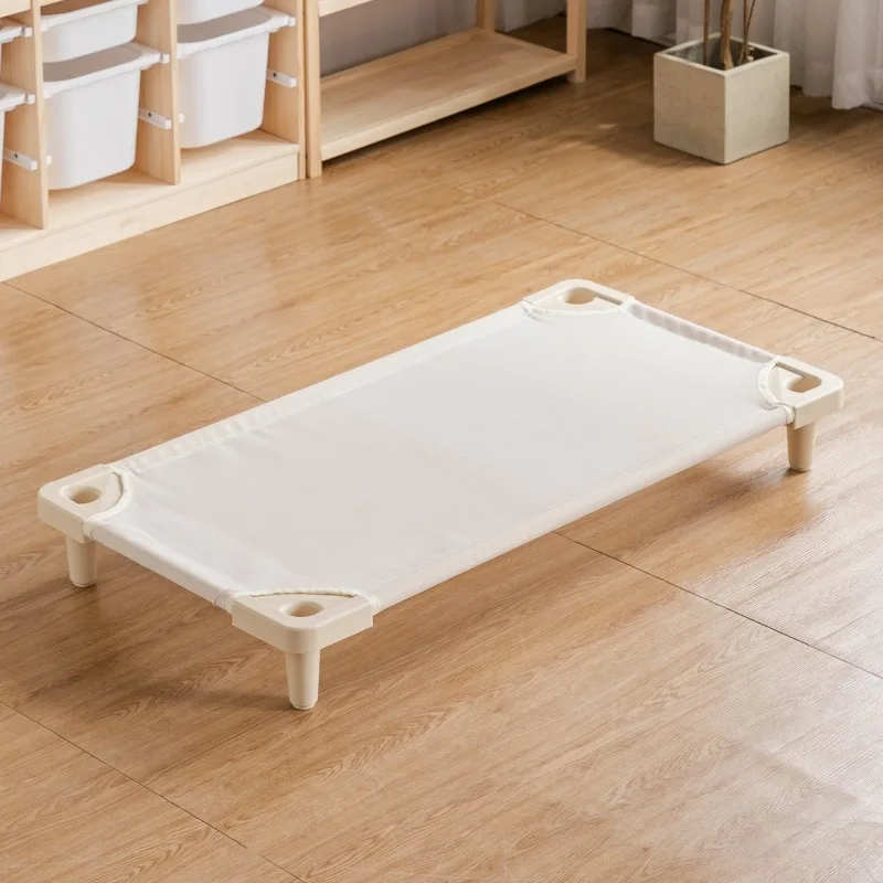 Cama moderna infantil minimalista, ambientalmente amigável, malha de PVC, cama dobrável respirável, mesa de mudança de fralda de bebê