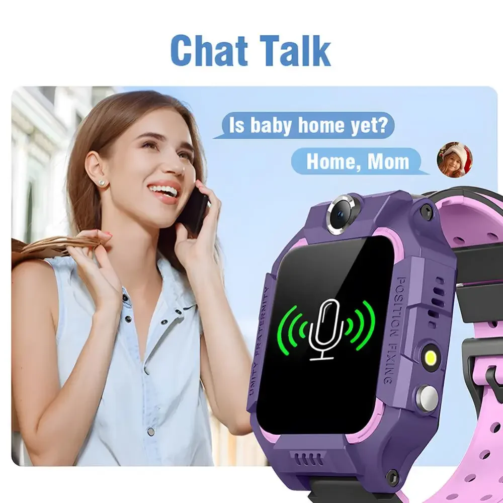 New Kids 2G Smart Watch SOS LBS Tracker Location For Children SmartWatch Camera IP67 Waterproof Learning Toy 2 Way Communication view 4