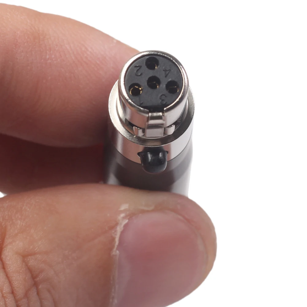 Mini XLR 3/4-Pin Buchse Mini-Steckverbinder Audio-Adapter Audio-Anschlussadapter Universelles Mikrofon-Audio-Equipment