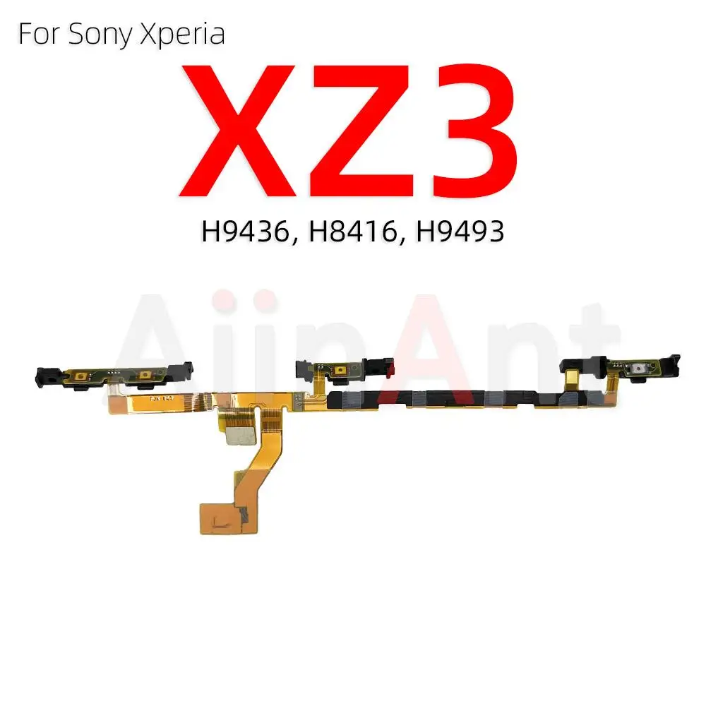 Aiinant on/off Volume Buttons Side Key Power Flex Cable For Sony Xperia X XZ XZs XZ1 XZ2 XZ3 1 2 3 Compact Premium Performance