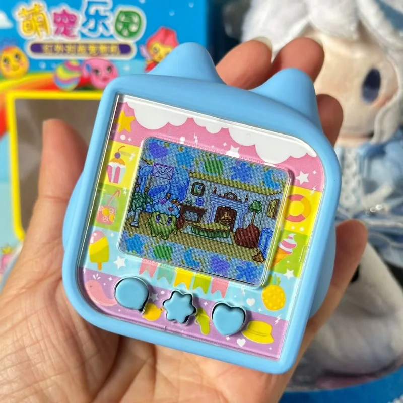 Tamagotchi Versión en Inglés, Máquina Electrónica de Mascotas Sugar Cube, Consola de Juegos con Pantalla a Color, Regalos para el Desarrollo de Mascotas Virtuales