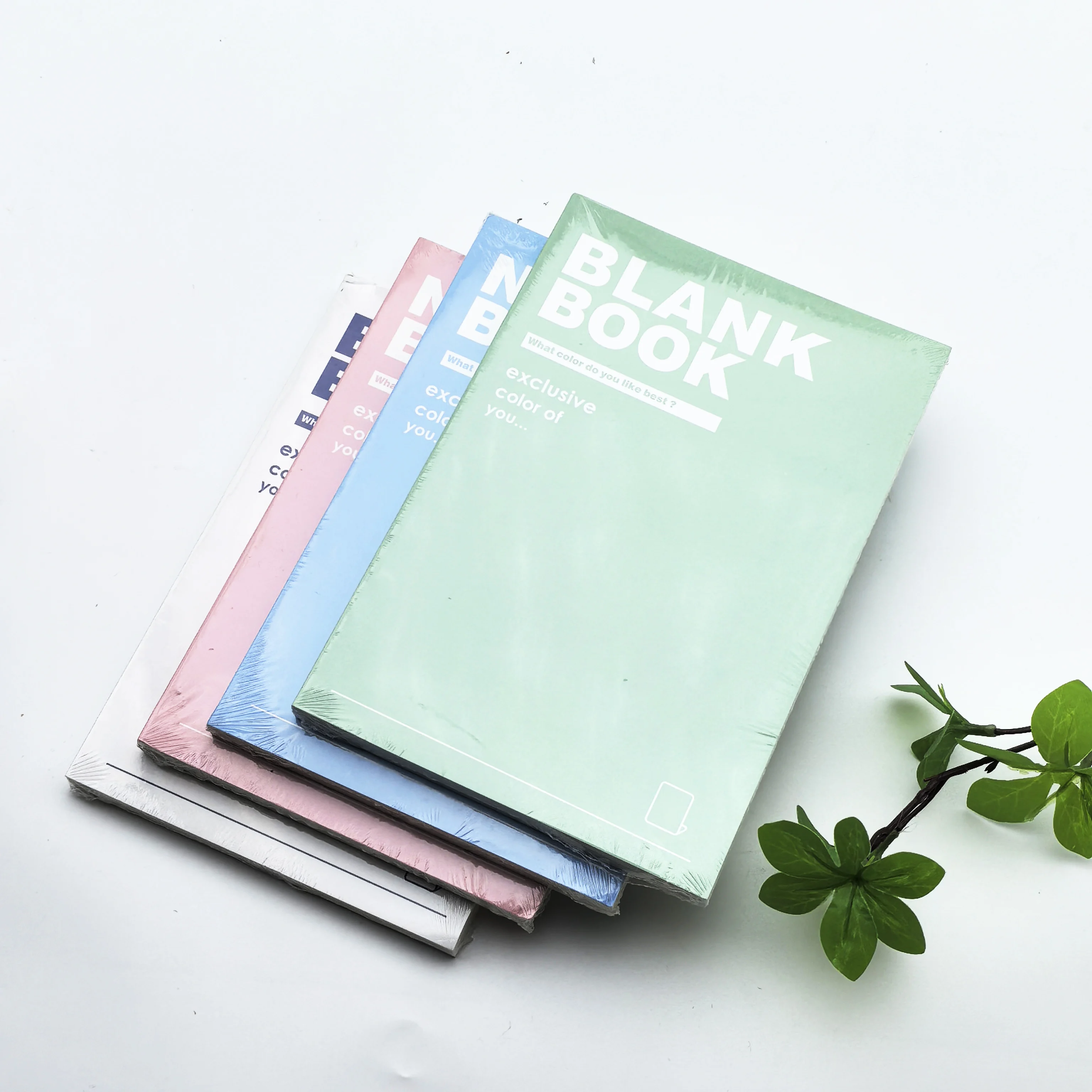 A5 Notebook 128 Sheets, Minimalist Solid Color Soft Cover Journal, Blank & Lined Inner Pages Writing Diary for Student Office Sc