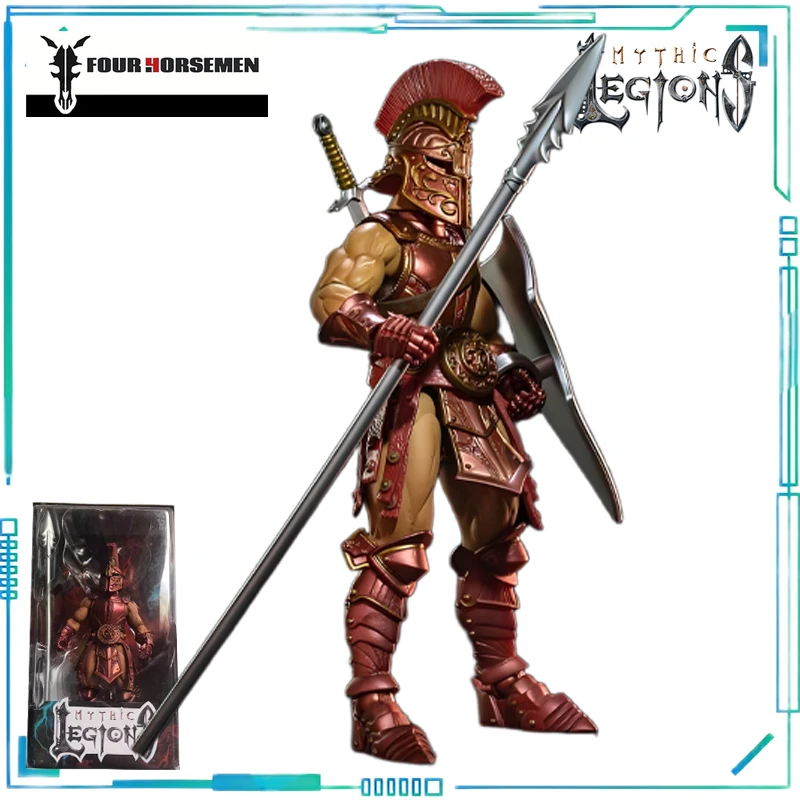 Vier Ruiters Studio's Echte Mythic Legions Serie Zhazhar, Blood Knight, Vitus, Skeleton, Sir Henry Irving Beweegbaar Model Cadeau