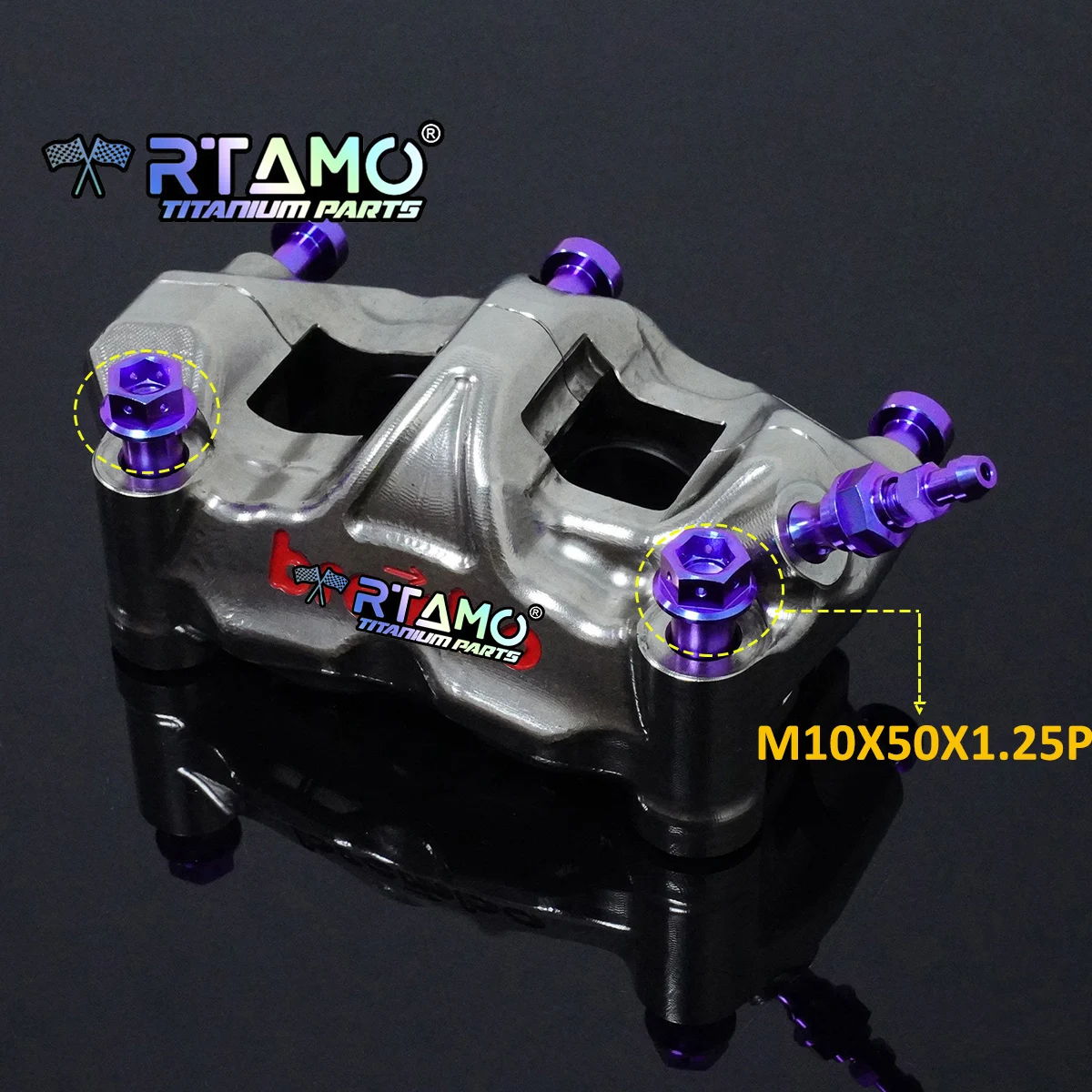 RTAMO Titanium Bolts Brake Caliper Screw for Brembo Gp4-RX
