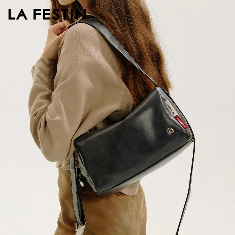 LA FESTIN Original Brand 2025 New Women Bag Fashion Shoulder Crossbody Bag High-capacity Bag Leather Bag Tote Bags Luxury Bag