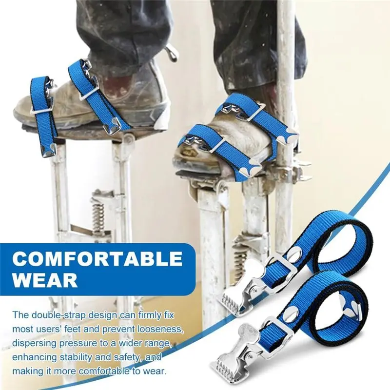 Must Have Drywall Stilts Straps Adjustable Drywall Foot Band Straps Nylon Leg Fixation Strap Replacement Part Forstilts