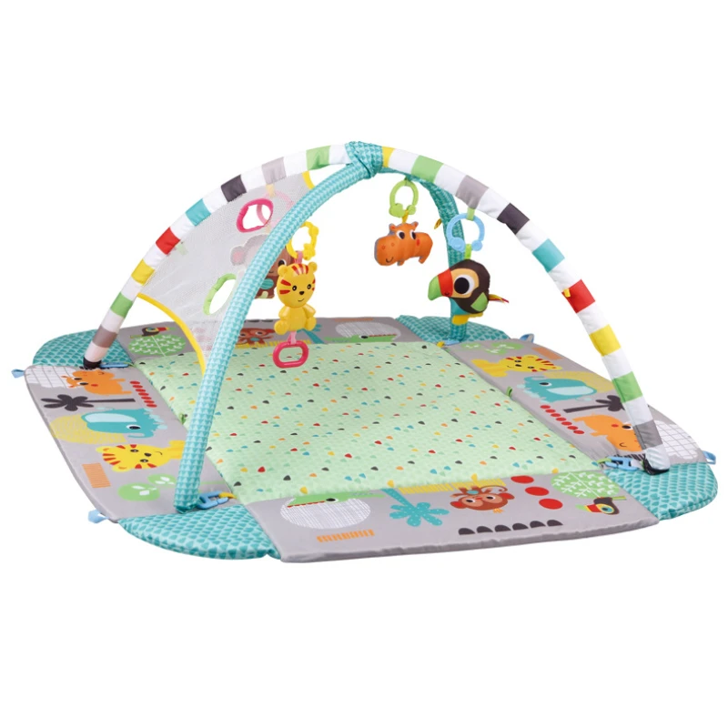 Playpen Ocean Ball Gym Rack 5 in 1 Multifunctional Musical Crawling Pad Toy Cushion Baby Bassinet