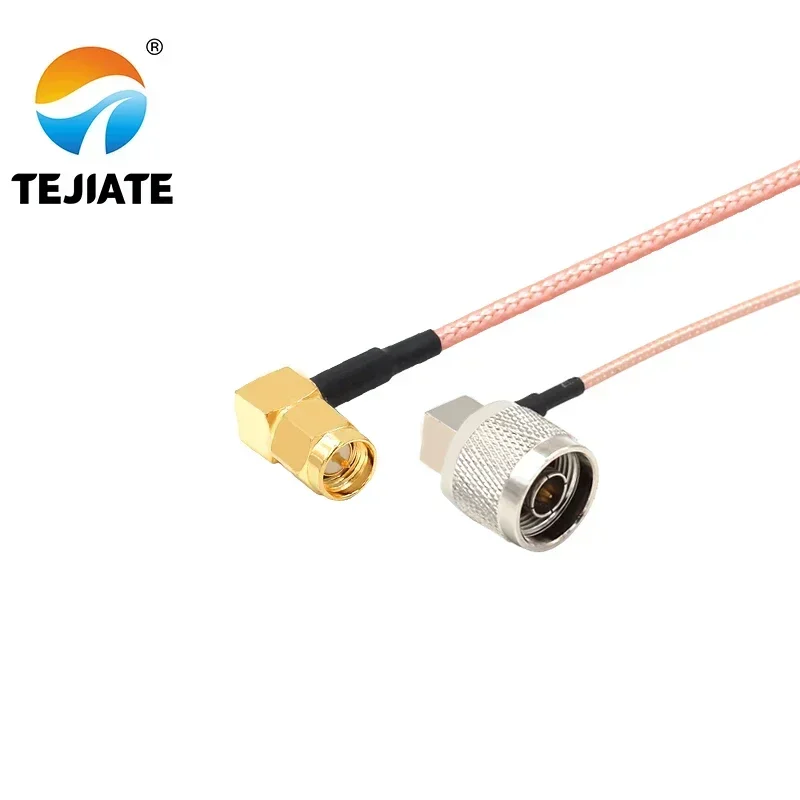 1PCS TEJIATE Adapter Cable BNC To SMA Type N-JW Convert SMA-JW 8-90CM 1M 1.5M 2M Length Connector RG316 Wire