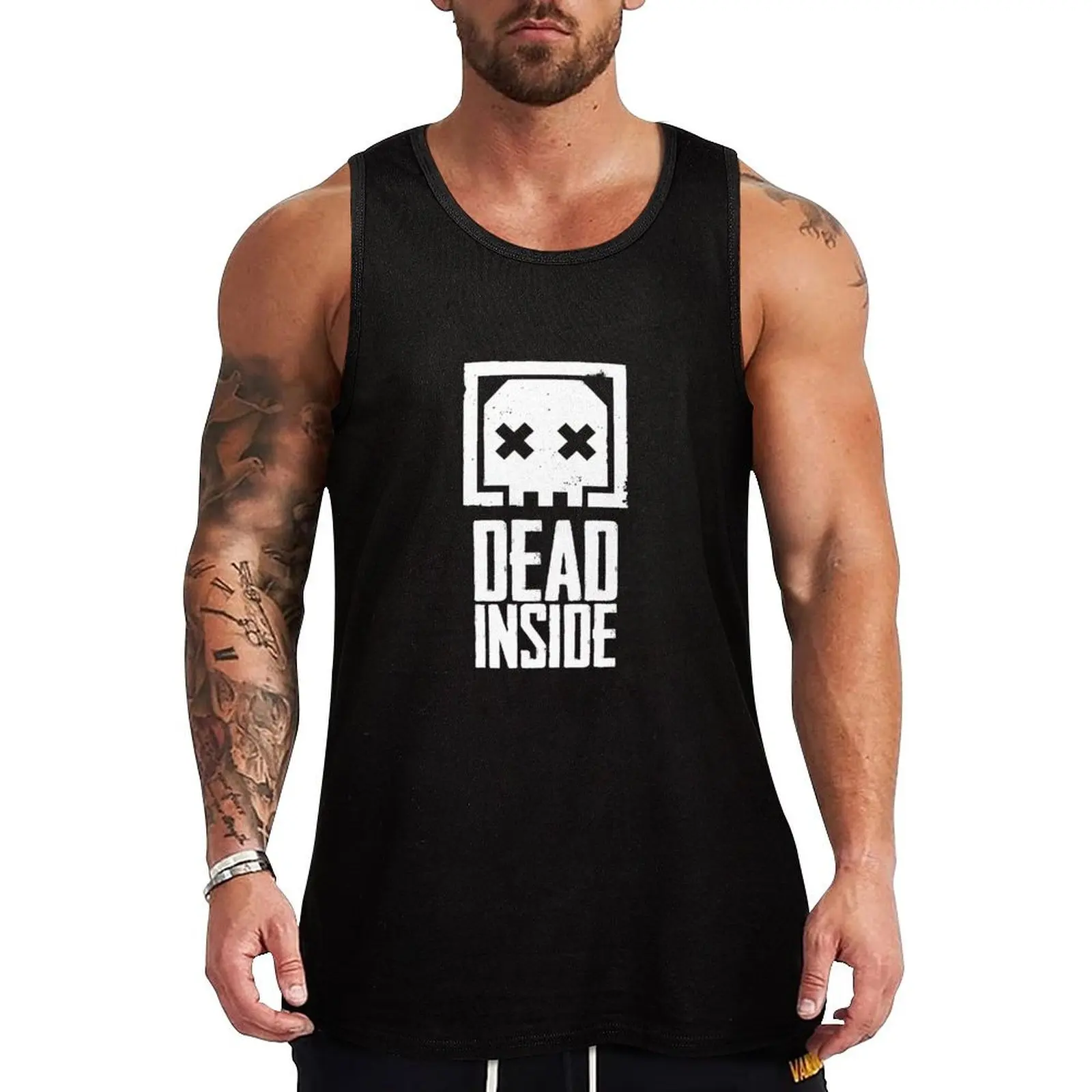 

Apex Legends - Funny Death Box Logo Dead Inside Tank Top Men's t-shirts gym accessories man anime gym