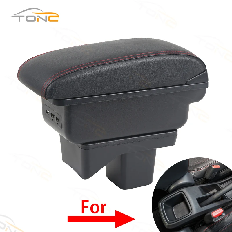 For Perodua Axia Armrest Box For Perodua Axia 2023 2024 Center Console Storage Box Organizer with Cup Holder and USB