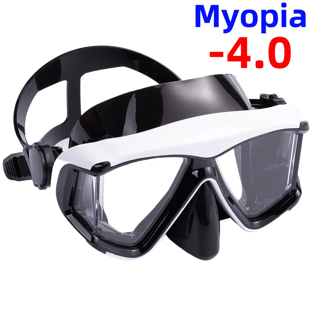 Optische Myopie Schnorchel Tauchmaske Schwimmbrille Kurzsichtige Kurzsichtige Ausrüstung Panorama Weitsicht Erwachsene Jugend -1,0 bis -6,0