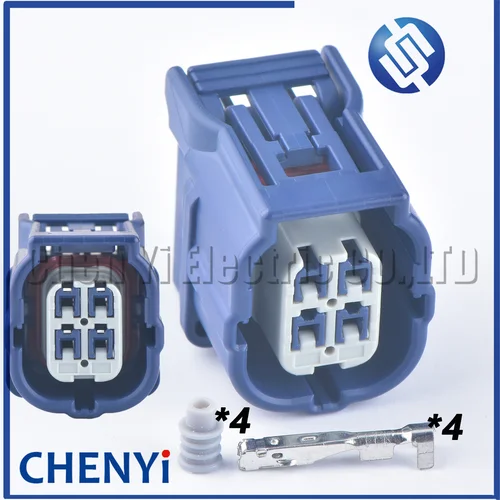 Regulador de generador de alternador de Motor automático de 4 pines, enchufe de conector impermeable 6189-7041 6918-2810 para Honda Civic Accord 8 TL D31B4