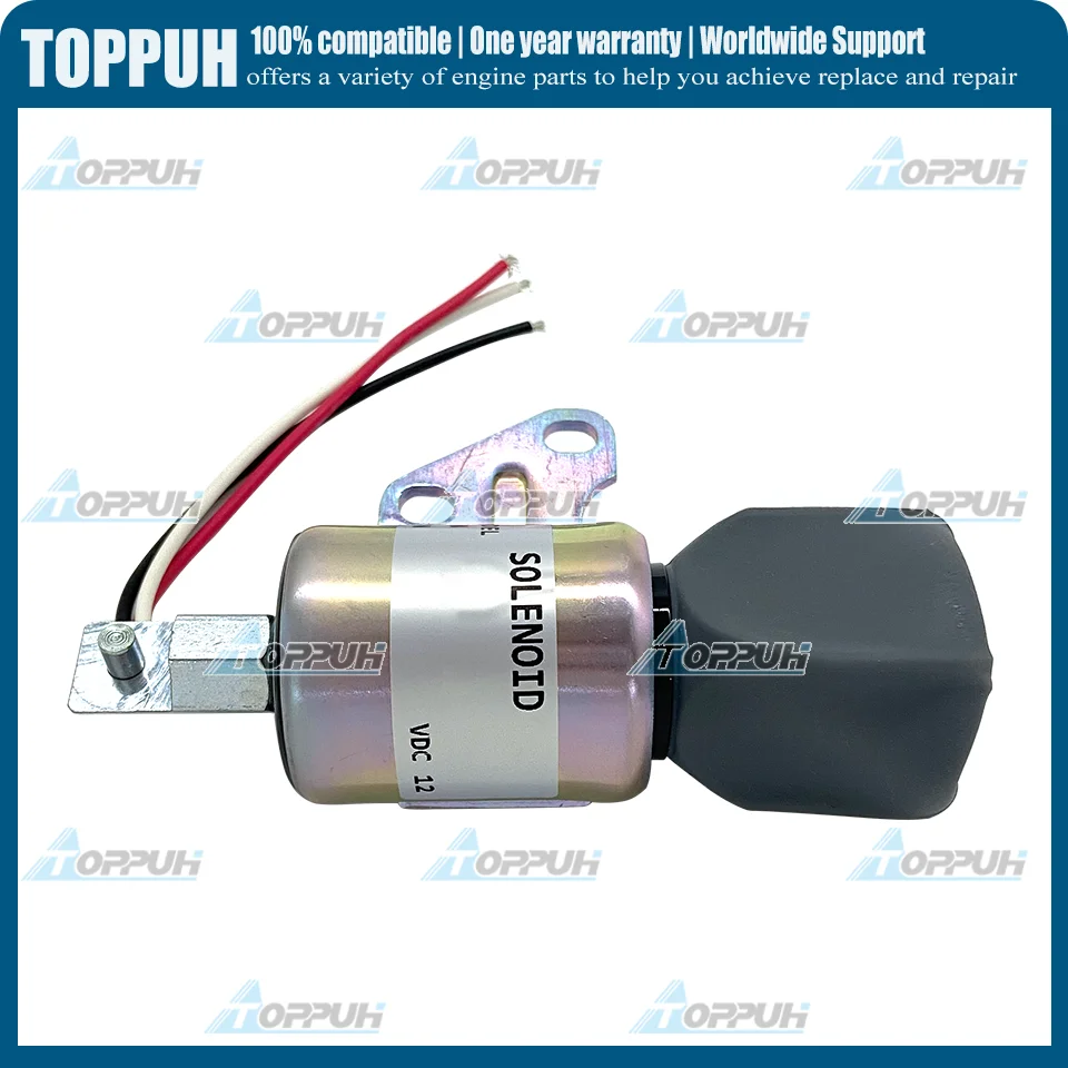 16851-57723 Solenoid Valve For Kubota B1700D B2100D M8200 M8200DT M9000 M9000DT Super Mini Engine V2203 D722 D902 Z482 Engine