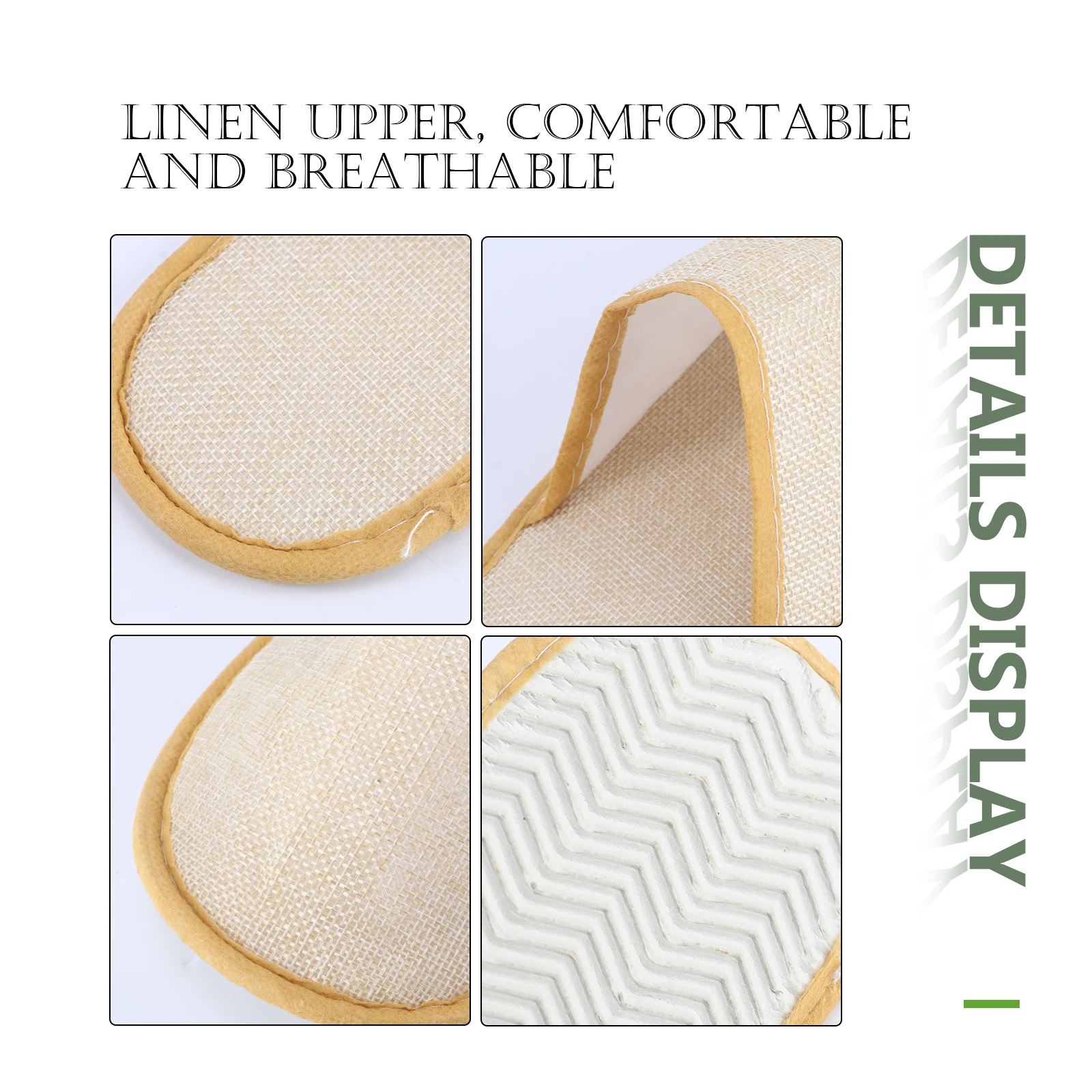 

10 Pairs Disposable Slippers Comfy Cloth Lightweight Non Slip Home Hotel Spa Travel Use One Time Halloween Men Women