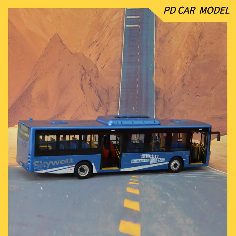 Original 1:50 Scale Model for SKYWELL NJL6129EV  H12 BUS Model Car Toys Gifts