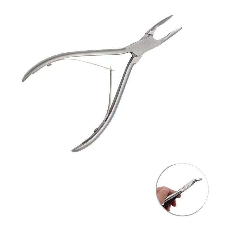 Orthodontic Dental Curved Bone Rongeur Forcep Surgical Instrument for Dentist Tooth Extraction Tool