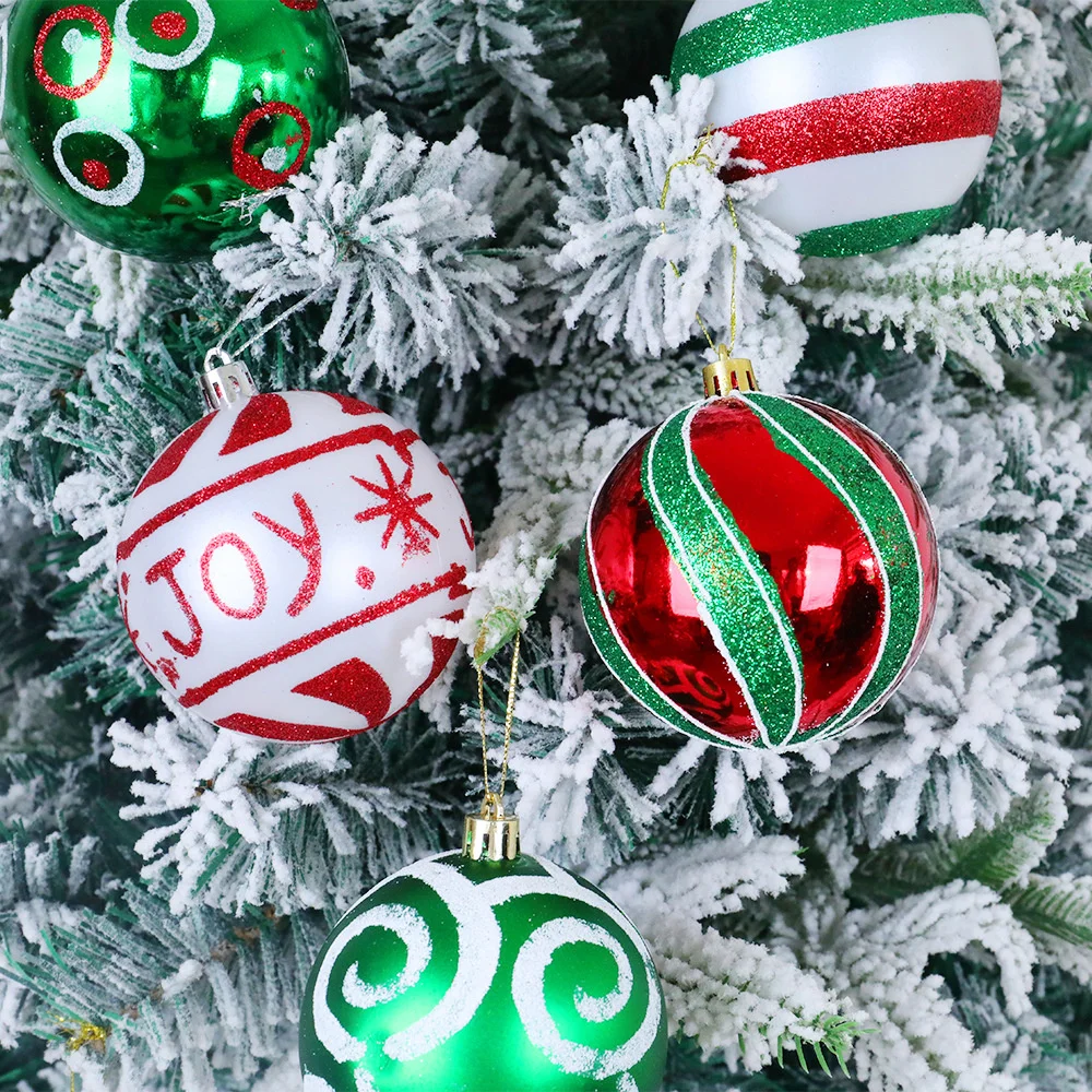 6 шт., 6 см, Рождественские шары