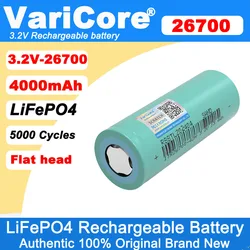 VariCore 3.2v 26700 4000mAh LiFePO4 Rechargeable battery 3c discharge diy 24v 36v 48v Electric tricycle Batteries pack Grade A