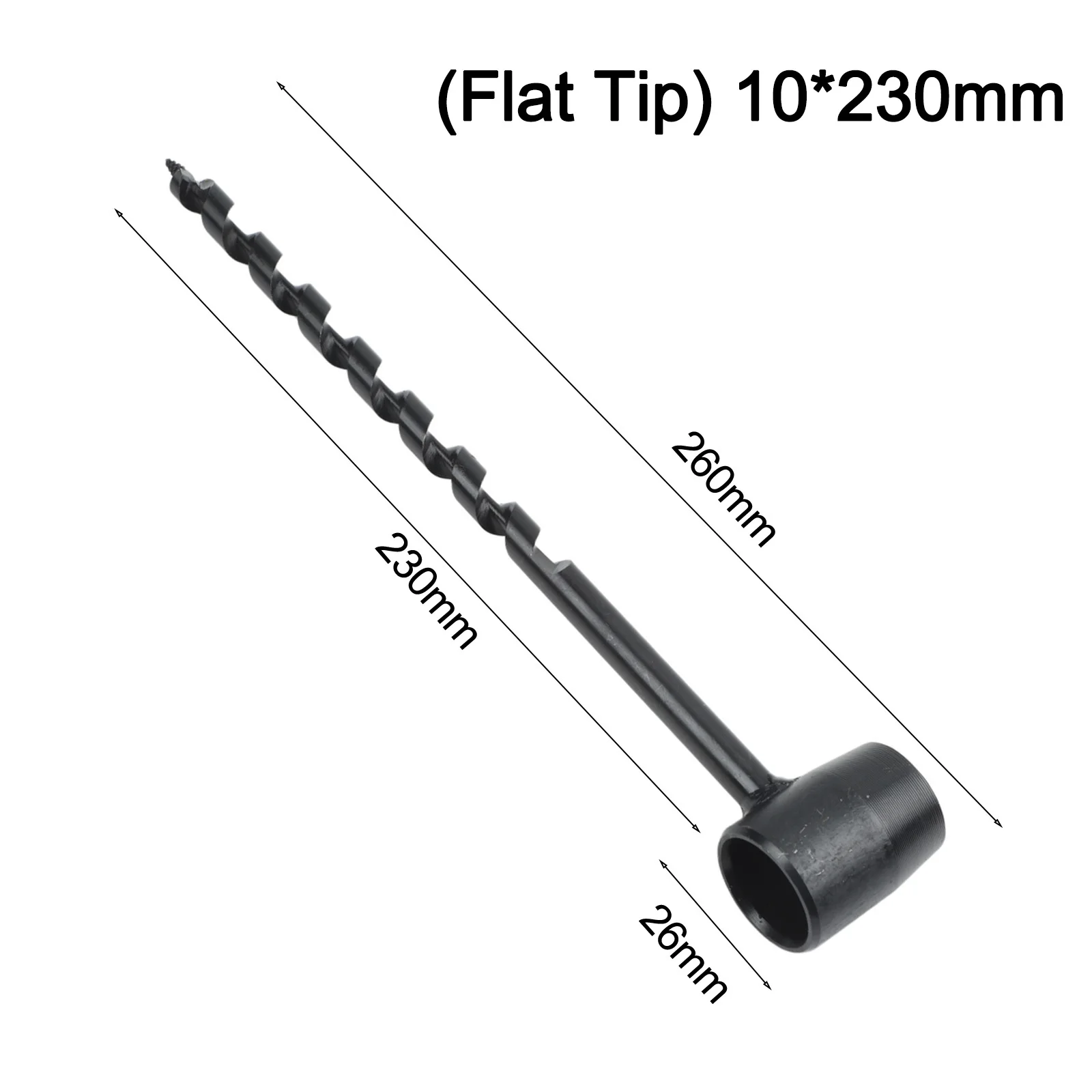 Outdoor Manual Wood Drill Bit With Handle Hole – Carbon Steel Auger For Camping & DIY Projects For  Furniture Making