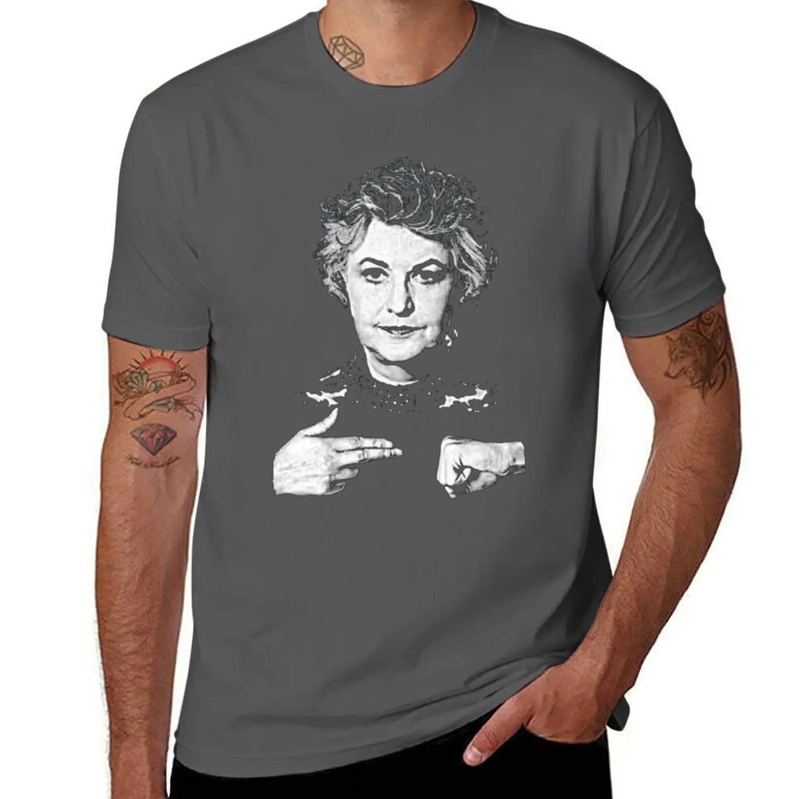 

Dorothy Zbornak Run The Jewels Bea Arthur Tribute The Golden Girls T-Shirt Work Outdoor Short Sleeve Tee