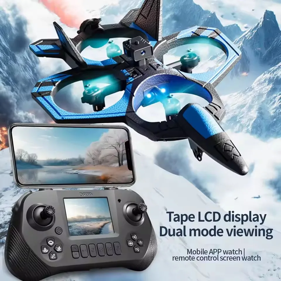 Screen Drone With Aerial Spray Remote Control Aircraft RC Plane With HD Camera Remote Control Fighter Plane RC Airplane Dron Toy