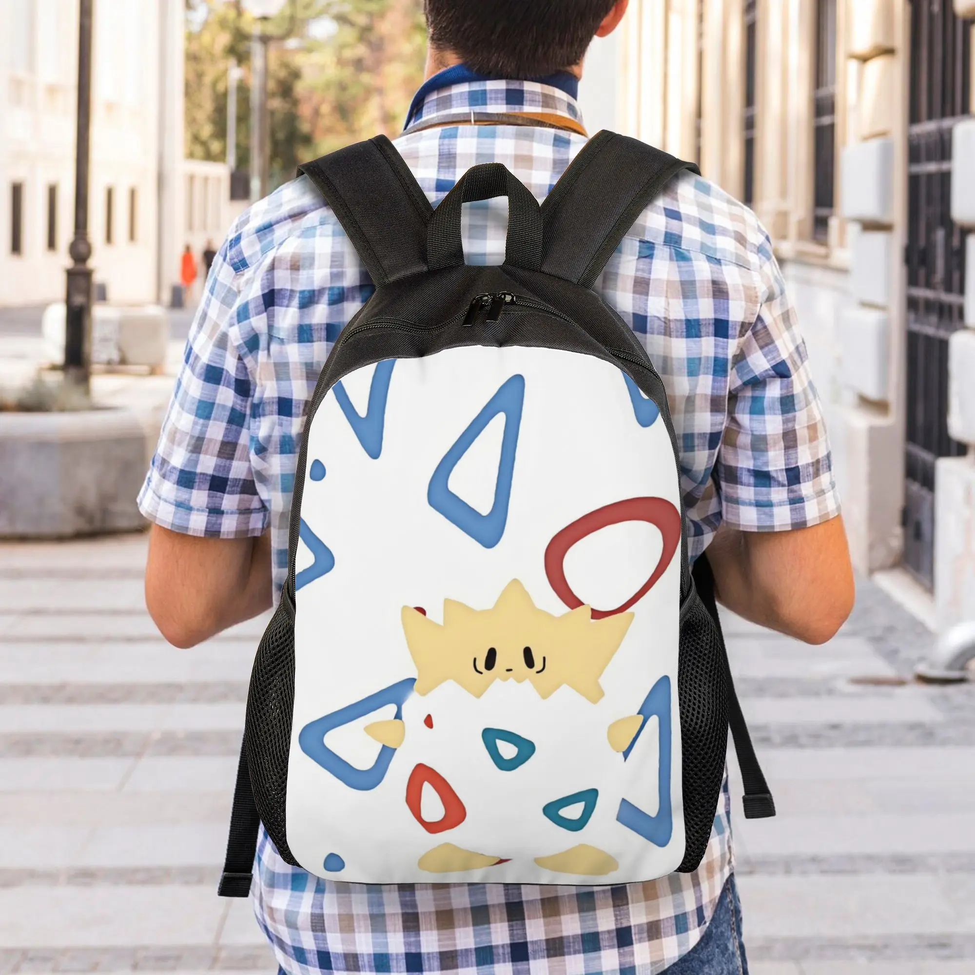 

Back to school season New Togepi Knapsack Pokemon Couple Rucksack Backpack
