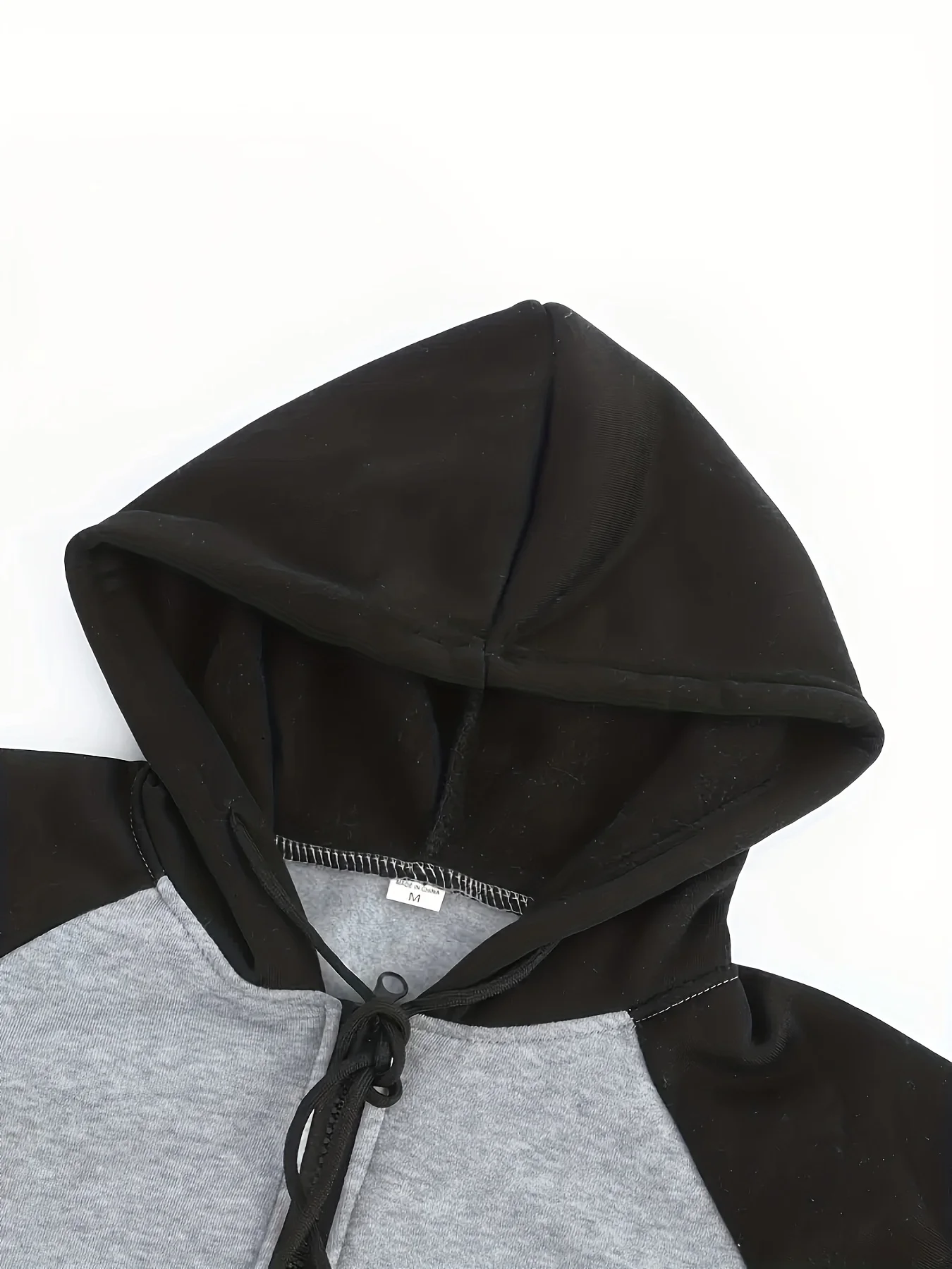 الخريف والشتاء معطف جديد اللون المتناقضة سستة سترة مقنعين سترة الرجال عارضة الصوف أعلى