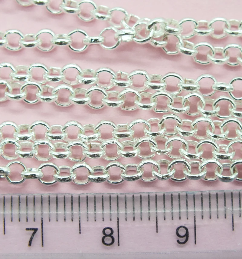 

100meter 2MM /2.5MM/3.2MM high quality O chain jewelry findings