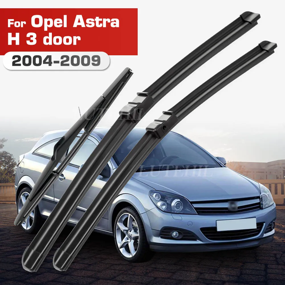 

For Opel Astra H G TC 3 door 2004-2009 2005 2006 Wiper Front & Rear Wiper Blades Windshield Windscreen Window Brushes 22"18"9"