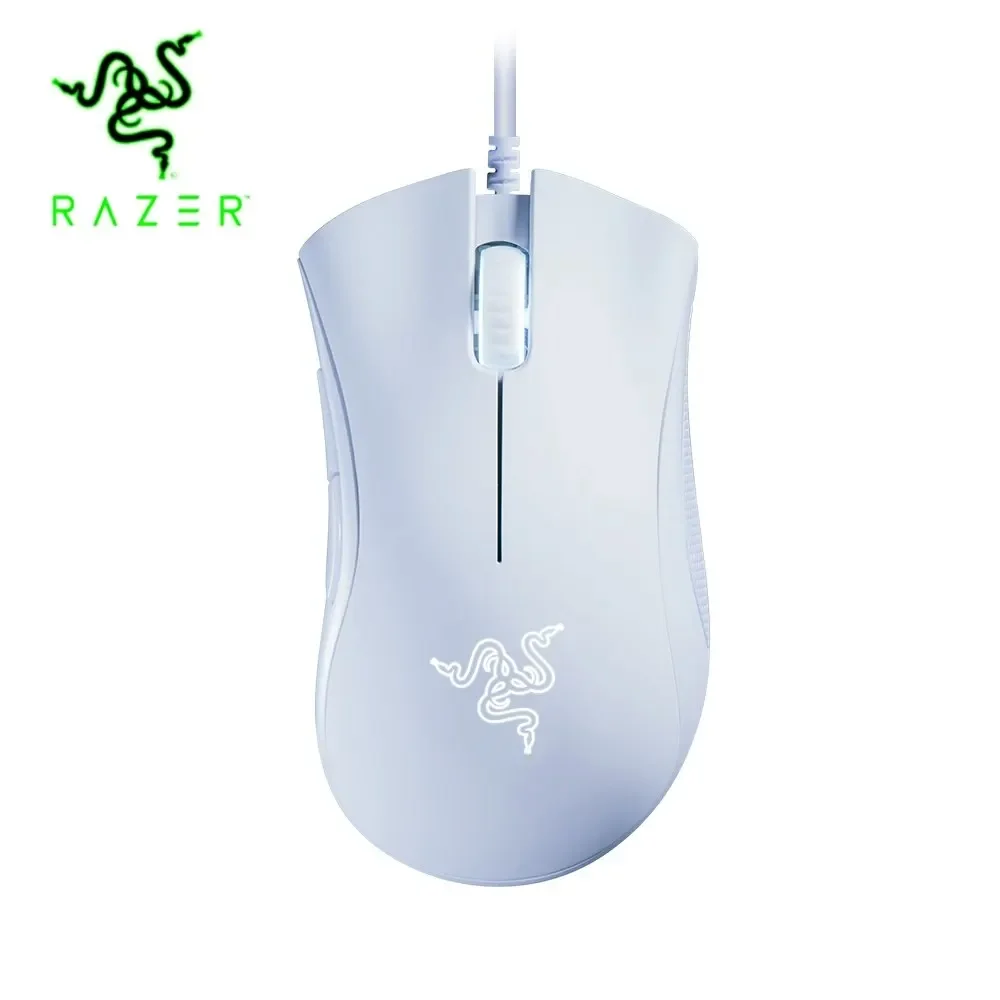 Original Razer DeathAdder Essential Standard Wired Gaming Mouse Mice 6400DPI Optical Sensor 5 Buttons Laptop PC Gamer