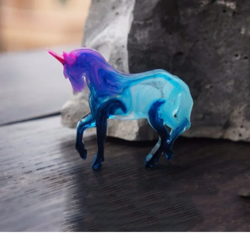 1PC Horse Unicorn Pendant DIY Silicone Mold Dried Flower Jewelry Accessories Tools Equipments Resin Molds