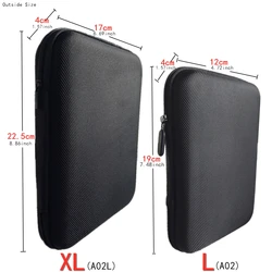 Tool Bag Black For Eadphone Bag Shockproof Bag For Mini Ipad Electronic Book EVA Box Case Earphone Data Storage Bag Pocket Toolk