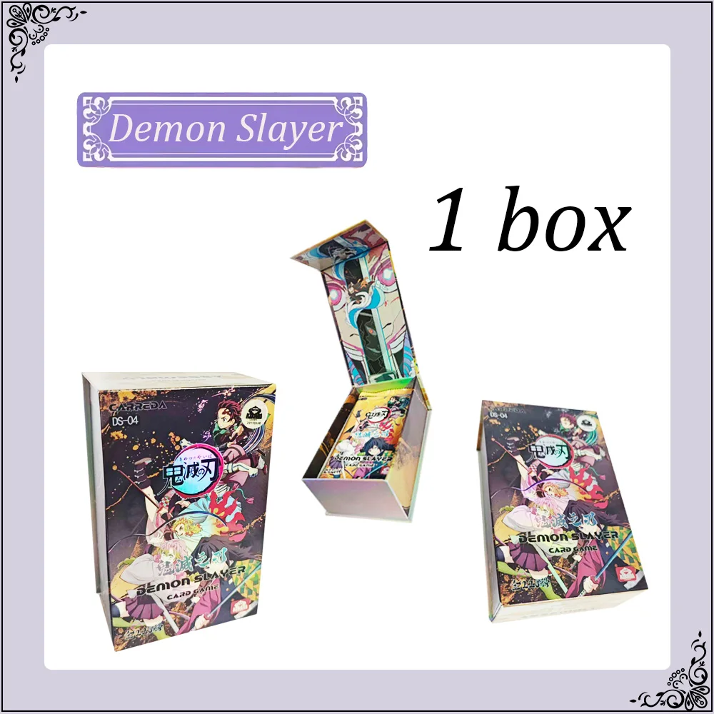 Коллекционные карточки Aikaho DS-04 Demon Slayer: Nezuko — редкие аниме-карточки для игры и хобби, подарок на Рождество, игрушка, коробка CCG