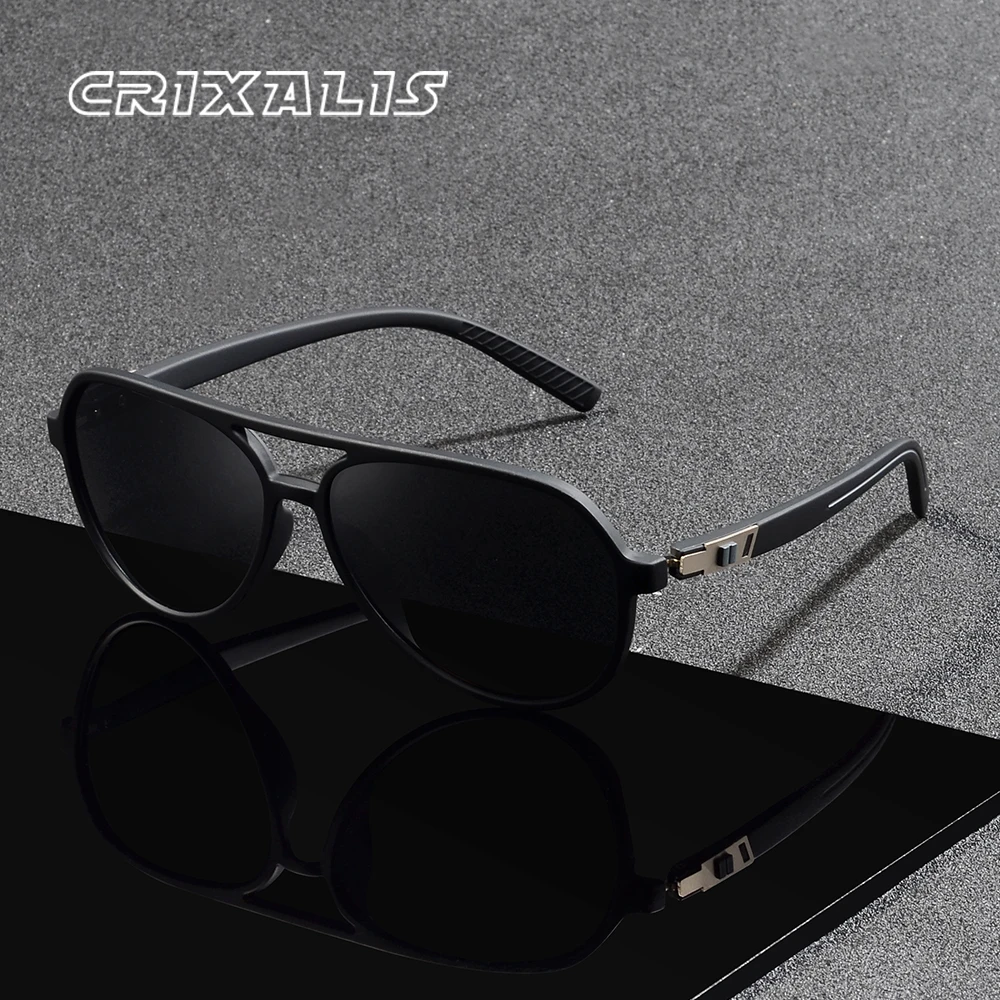 CRIXALIS Klassische Vintage Pilot Polarisierte Sonnenbrille Für Männer Und Frauen Angeln Fahren Trendy Mode Sonnenbrille Schatten UV400