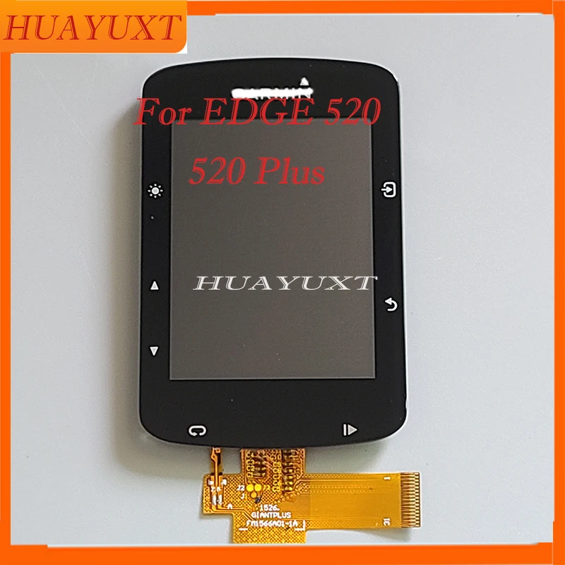 Pantalla LCD completa de 2,4 pulgadas para GARMIN EDGE 520 520J 520 Plus, medidor de velocidad de bicicleta, Panel de visualización, reparación de digitalizador de pantalla táctil