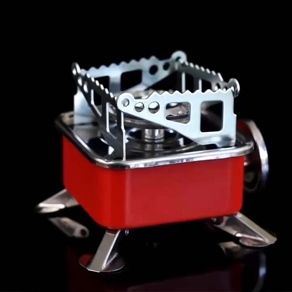 2800W Square Cassette Stove High Power Portable Folding Gas Burner Windproof Lightweight Fondue Gas Cooker Household