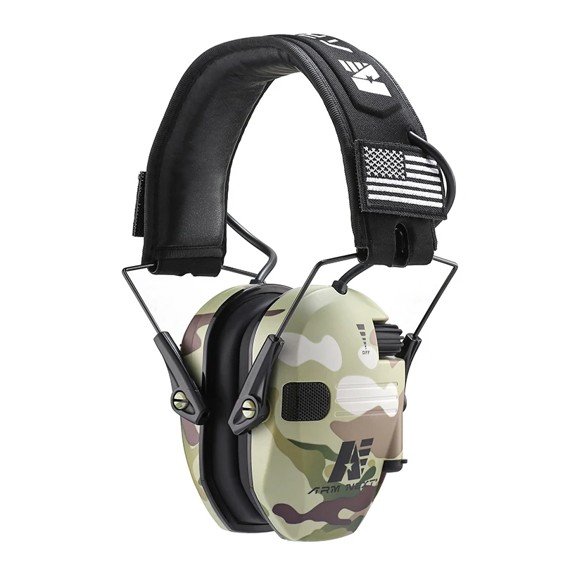 Original Military Tactical Electronic Shooting Earmuffs Outdoor Hunting Sound Pickup Noise Reduction Protection Hearing Headset