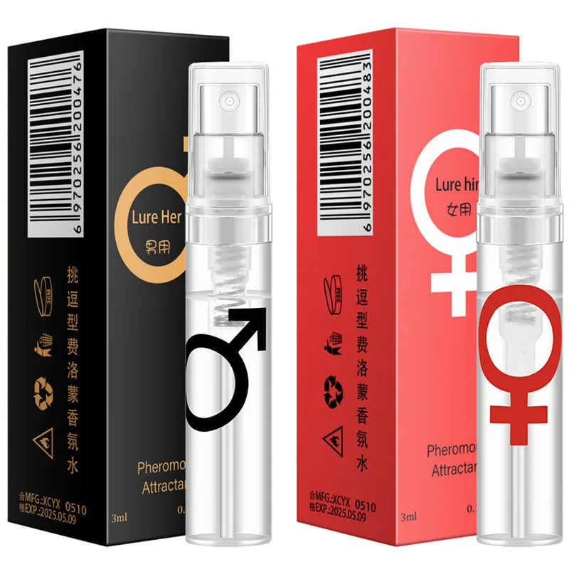 New 2021 3ml Pheromone Perfume Aphrodisiac Woman Orgasm Body Spray Flirt Perfume Attract Girl Scented Water For Men Lubricants