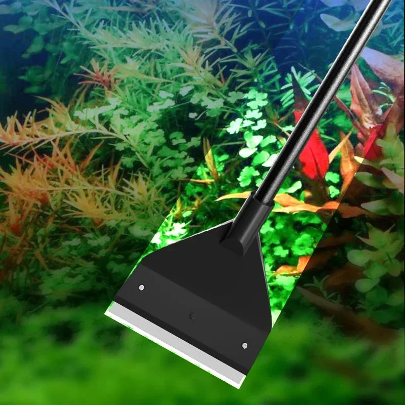 Aquarium cleaner fish tank algae removal scraper water grass flat sand algae removal cleaning multifunctional cleaning tool set